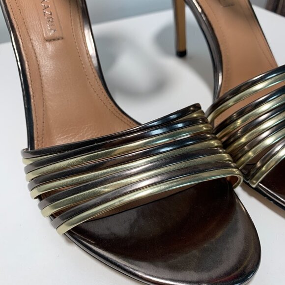 BCBG Maxazria - Brand New - Valai Strappy Metallic Stiletto - Size 8 - Picture 11 of 13
